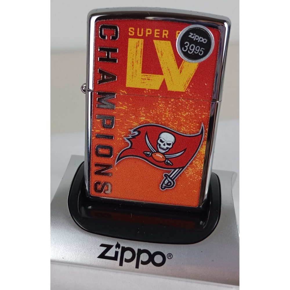 Brand New in Box Genuine Zippo NFL Lighter Super Bowl LV Tampa Bay Buccaneers